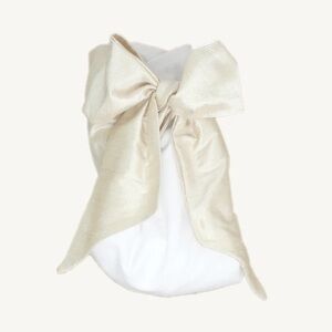 The Beaufort Bonnet Company Pearl Silk Strand Bow Swaddle